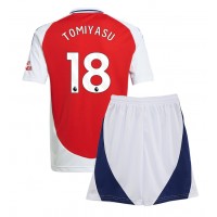 Arsenal Takehiro Tomiyasu #18 Domaci Dres za djecu 2024-25 Kratak Rukav (+ Kratke hlače)